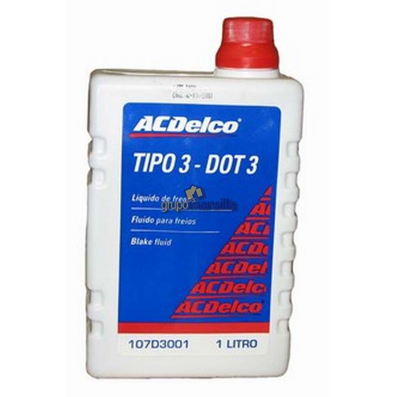 LIQUIDO FRENOS DOT 3 12X1LT AC-DELCO