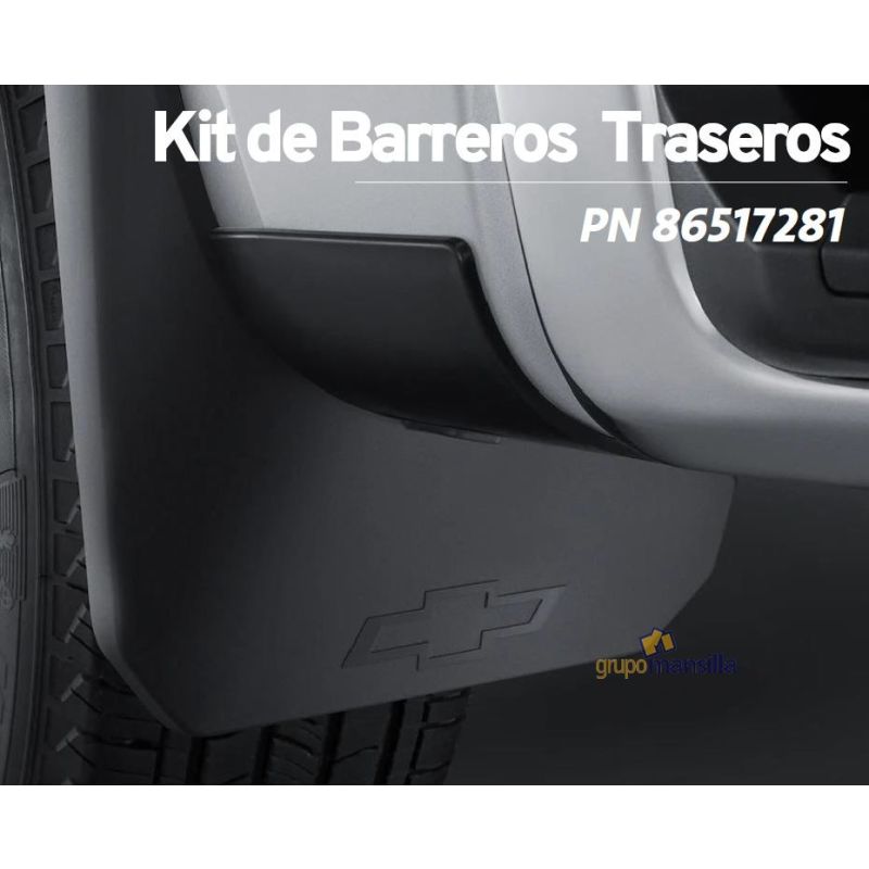 KIT BARRERITOS TRASEROS 25-> SILVERADO