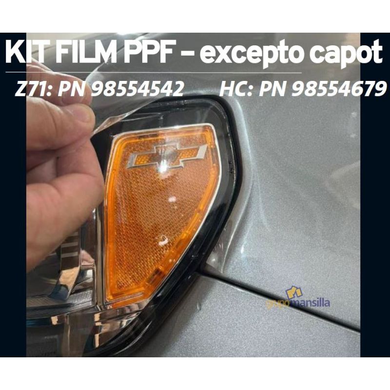 KIT FILM PPF S/CAPOT Z71 25-> SILVERADO