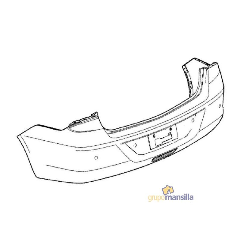 PARAGOLPE TRASERO 18->20 COBALT