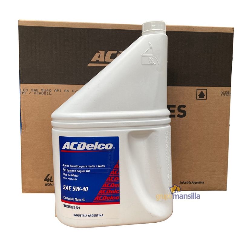 ACEITE 5W40 SN/CF ACEA A3/B4 CAJA 4X4L