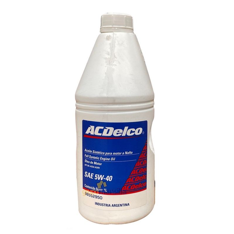 ACEITE 5W40 SN/CF ACEA A3/B4 BIDON 1L