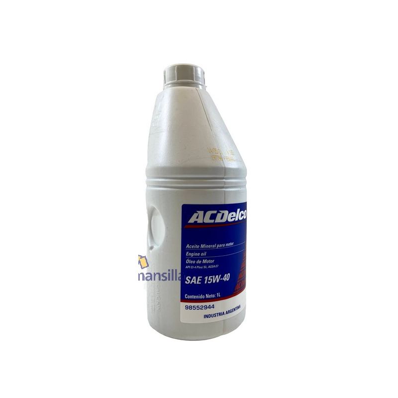 ACEITE 15W40 API CI-4 ACEA E7 BIDON 1L