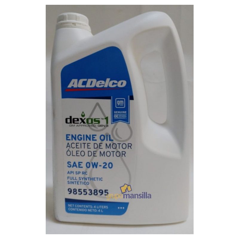 ACEITE 0W20 API SP-RC CAJA 4X4L