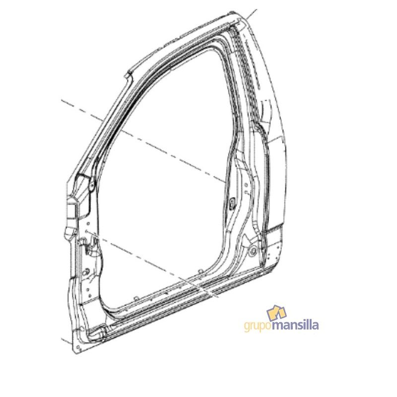 ESTRUCTURA APER PUERTA IZQUIERDA 13->18 S10 1 CAB