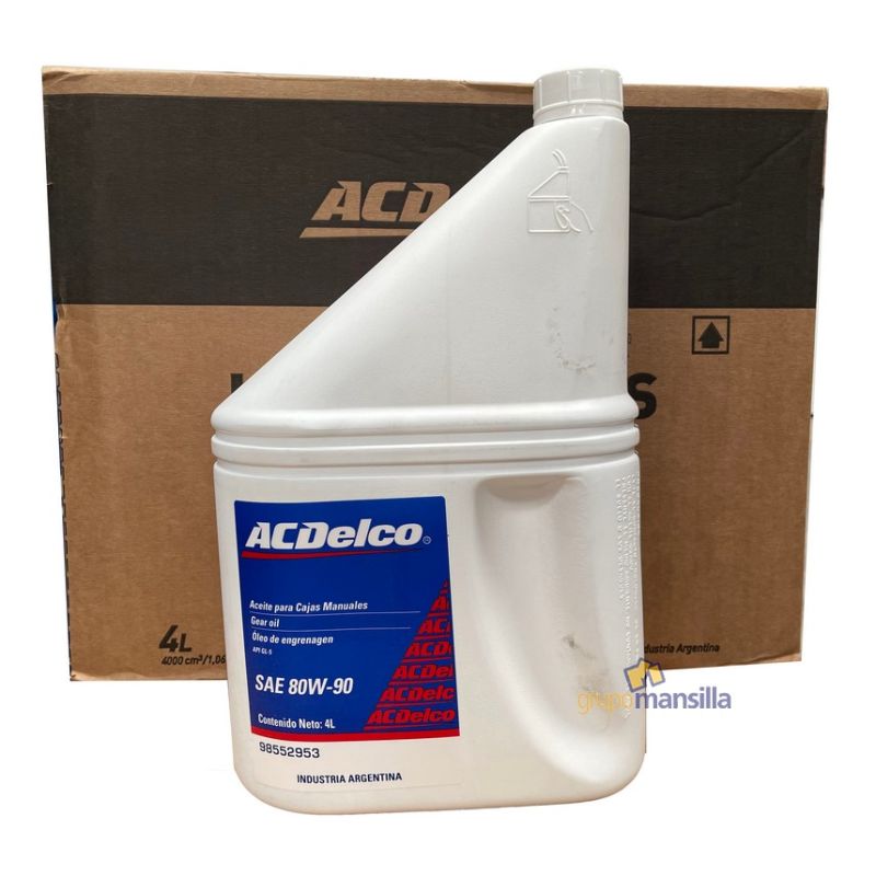 ACEITE CAJA 80W90 API GL-5 CAJA 6X4L